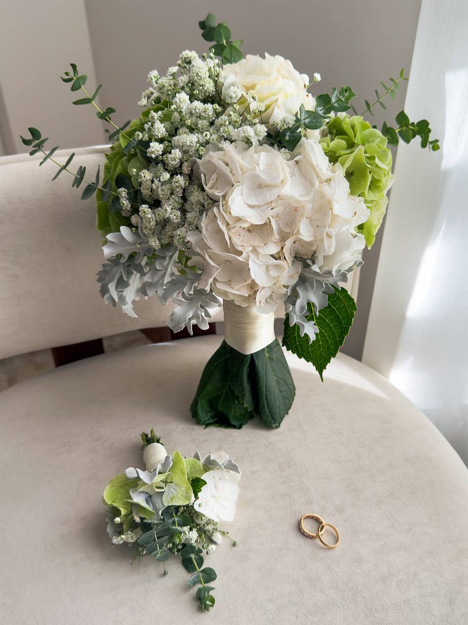 دسته گل عروس ماچا